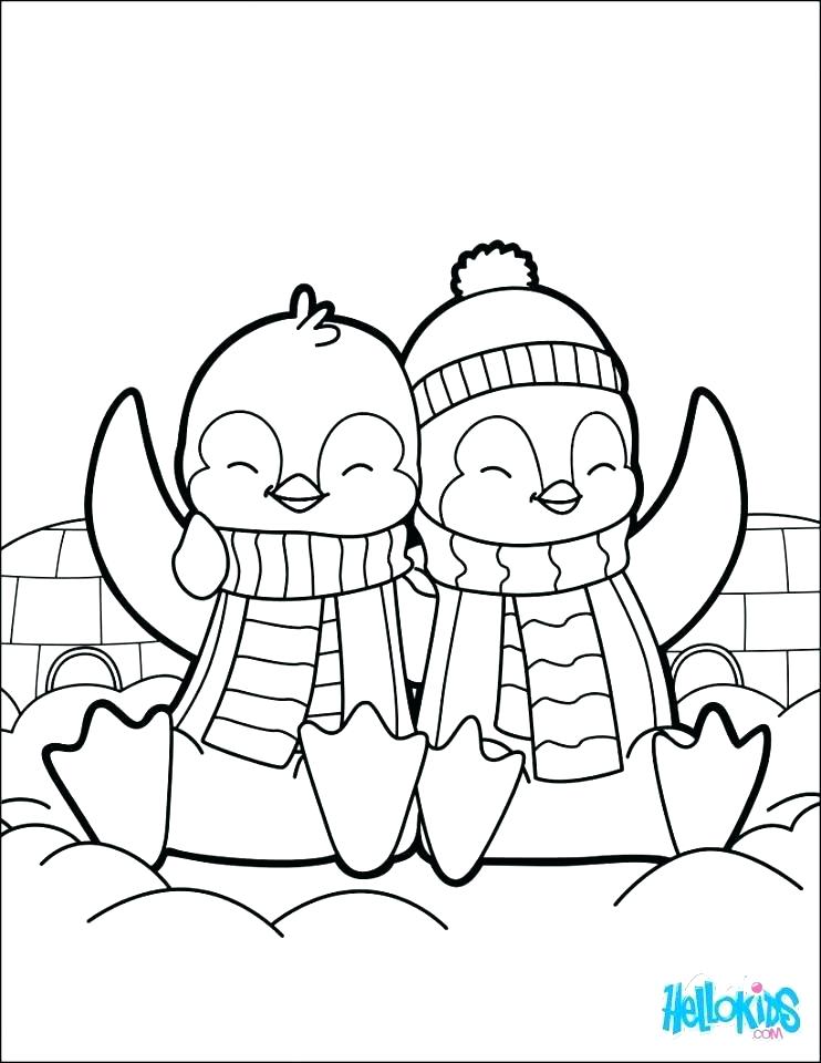742x960 Penguin Color Pages Picture Of Penguin To Color Coloring Page Free