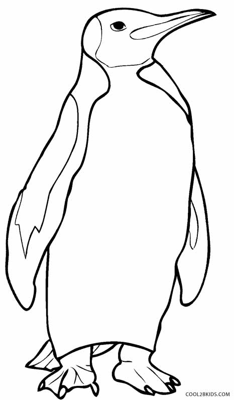 466x797 Printable Penguin Coloring Pages