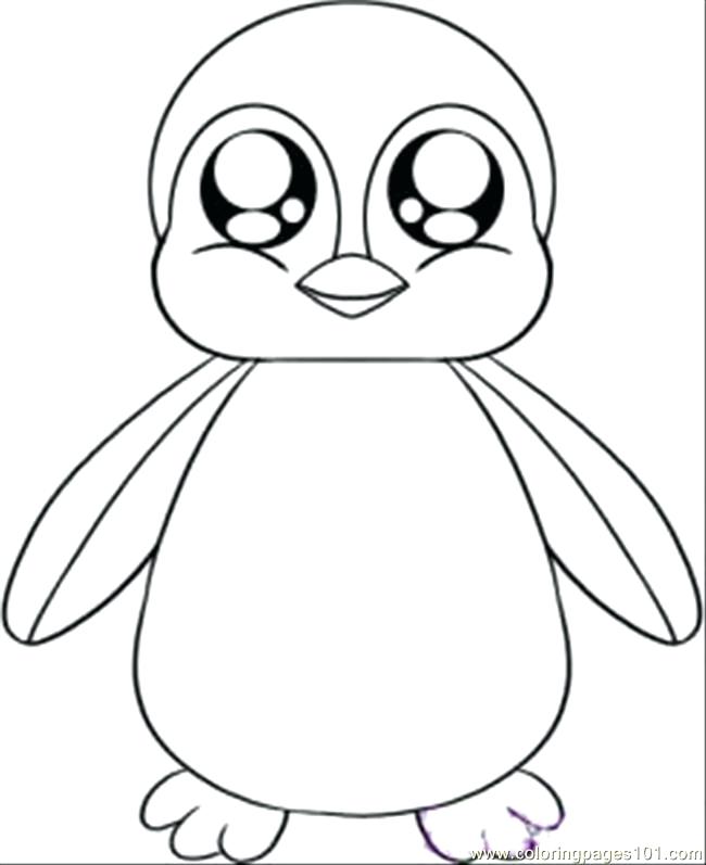 650x797 Coloring Page Of A Penguin Penguin Coloring Pages Penguin Coloring