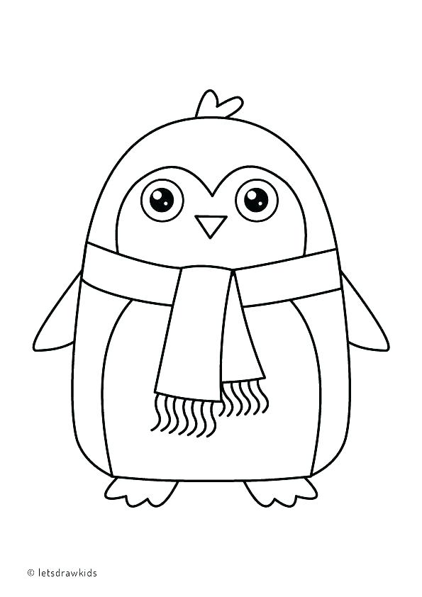 595x842 Penguin Coloring Pages Cute Penguin Coloring Pages Pictures