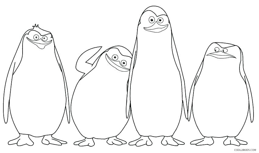 850x504 Free Printable Colouring Pages Penguins Coloring Pages Collection