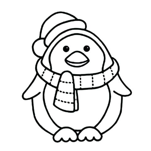 480x480 Coloring Page Of Penguin Penguin Coloring Page Pdf