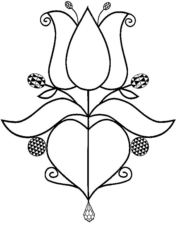 574x729 Dibujo Vitral Patterns