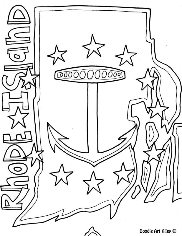 618x799 Rhode Island Coloring Pages