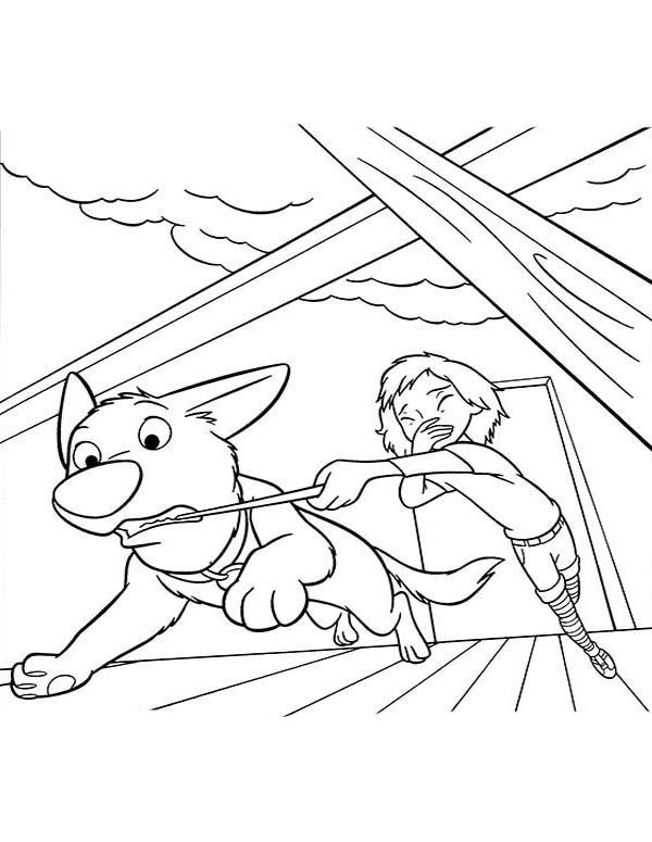 600x775 Bolt Trying To Save Penny Coloring Pages Batch Coloring