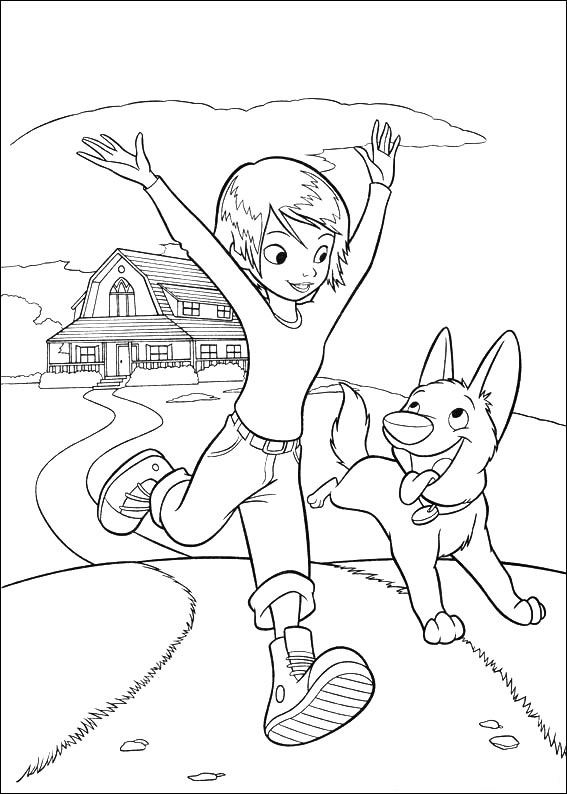 567x794 Running Coloring Pages Bolt And Penny Running Coloring Page X