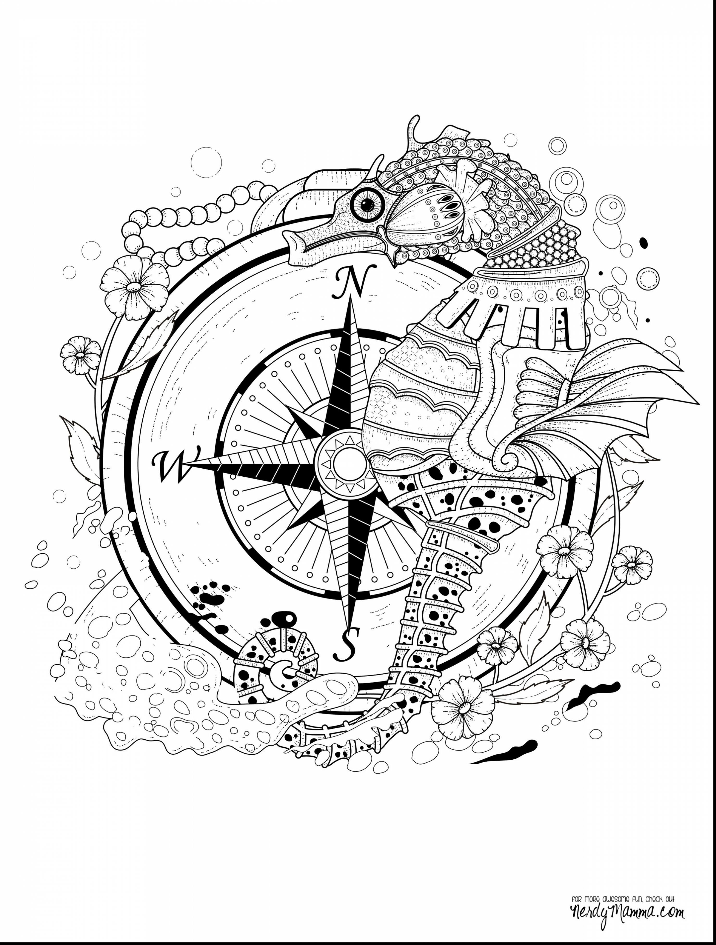 2750x3630 Wonderful Adult Seahorse Coloring Pages Printables With Seahorse