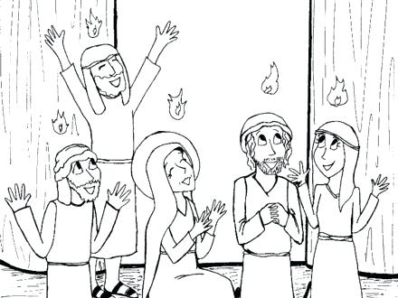 440x330 Pentecost Coloring Pages Free Coloring Pages For Kids Bible