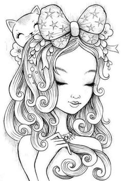 236x354 Fox Hand Drawn With Ethnic Floral Doodle Pattern Coloring Page