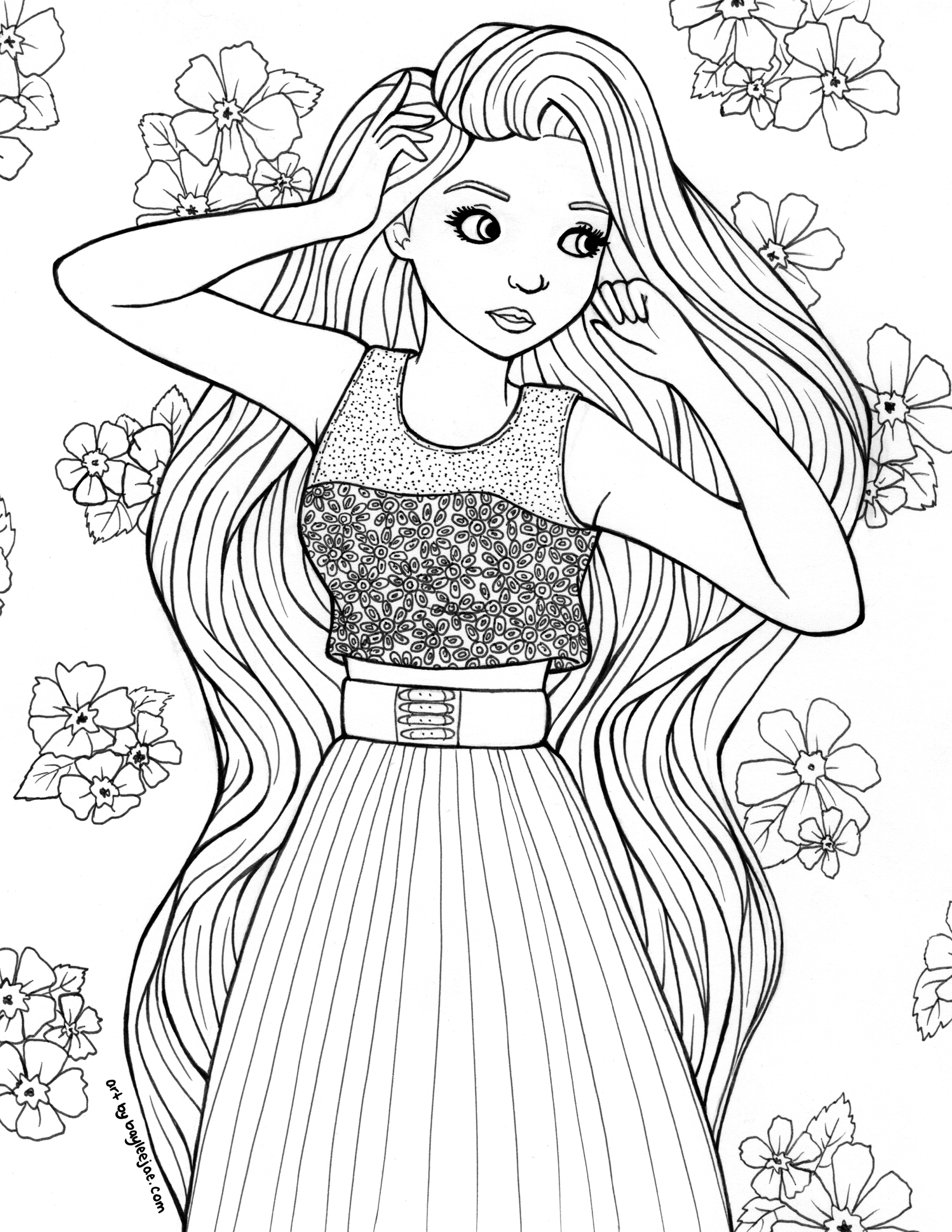 2550x3300 Bayleejae Colouring Pages Person Coloring Pages Kids Coloring