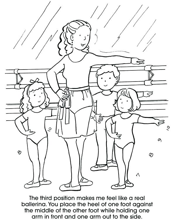 599x750 Ballet Coloring Book Amazing Ballet Coloring Book