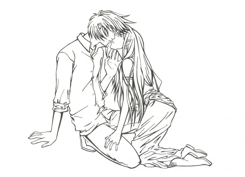 850x613 Pages Of People Kissing