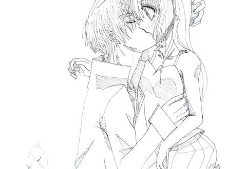 440x330 Anime Couples Coloring Pages Transasia