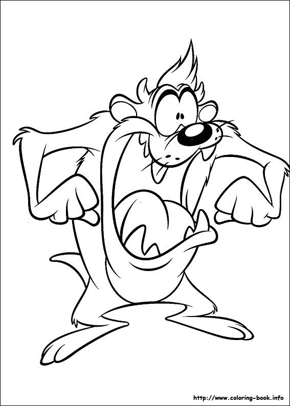 567x794 Looney Tunes In Looney Tunes Coloring Pages