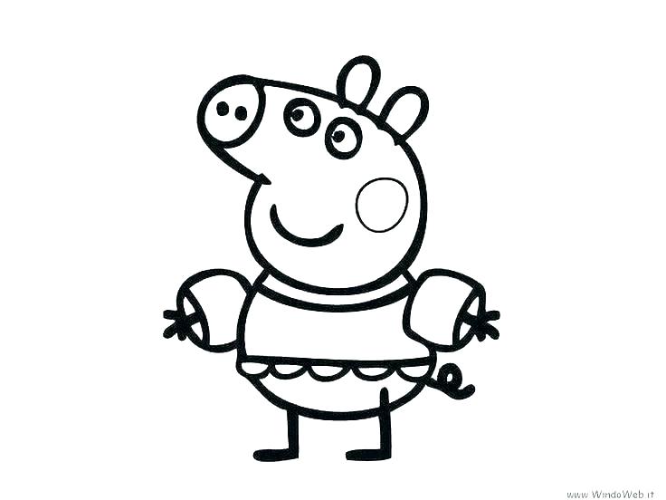 736x552 Peppa Pig Printable Coloring Pages Pig Pig Printable Coloring
