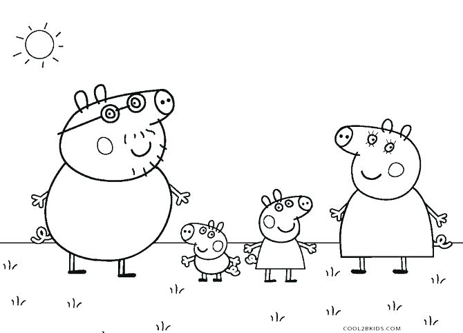 670x483 Peppa Pig Coloring Book Pig Coloring Book Pig Pig Full Coloring