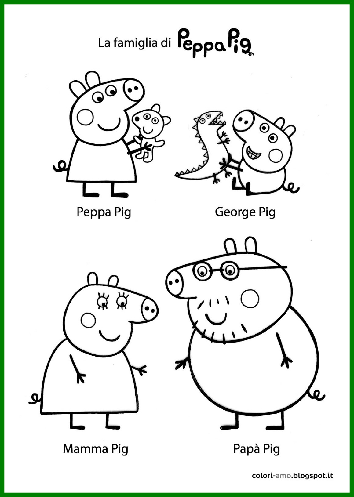 1159x1628 Incredible Best Peppa Pig And Friends Coloring For Page Styles
