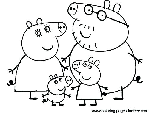 499x380 Peppa Pig Coloring Pig Birthday Pig Show Revolves Around