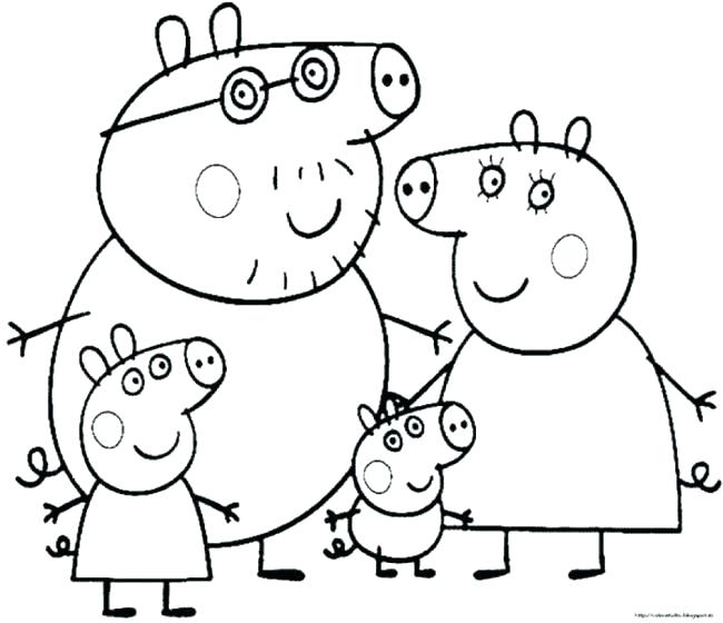 650x560 Pig Coloring Page Pig Coloring Page Pig Coloring Pages To Print