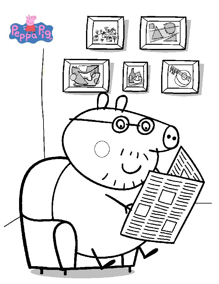 700x907 Top Peppa Pig Coloring Pages Of You Haven't Seen Anywhere