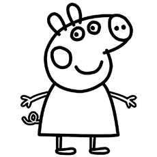 230x230 Top Free Printable Peppa Pig Coloring Pages Online