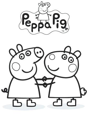 344x446 Peppa Pig Coloring Sheet Pig Nick Jr Coloring Pages Coloring Pages