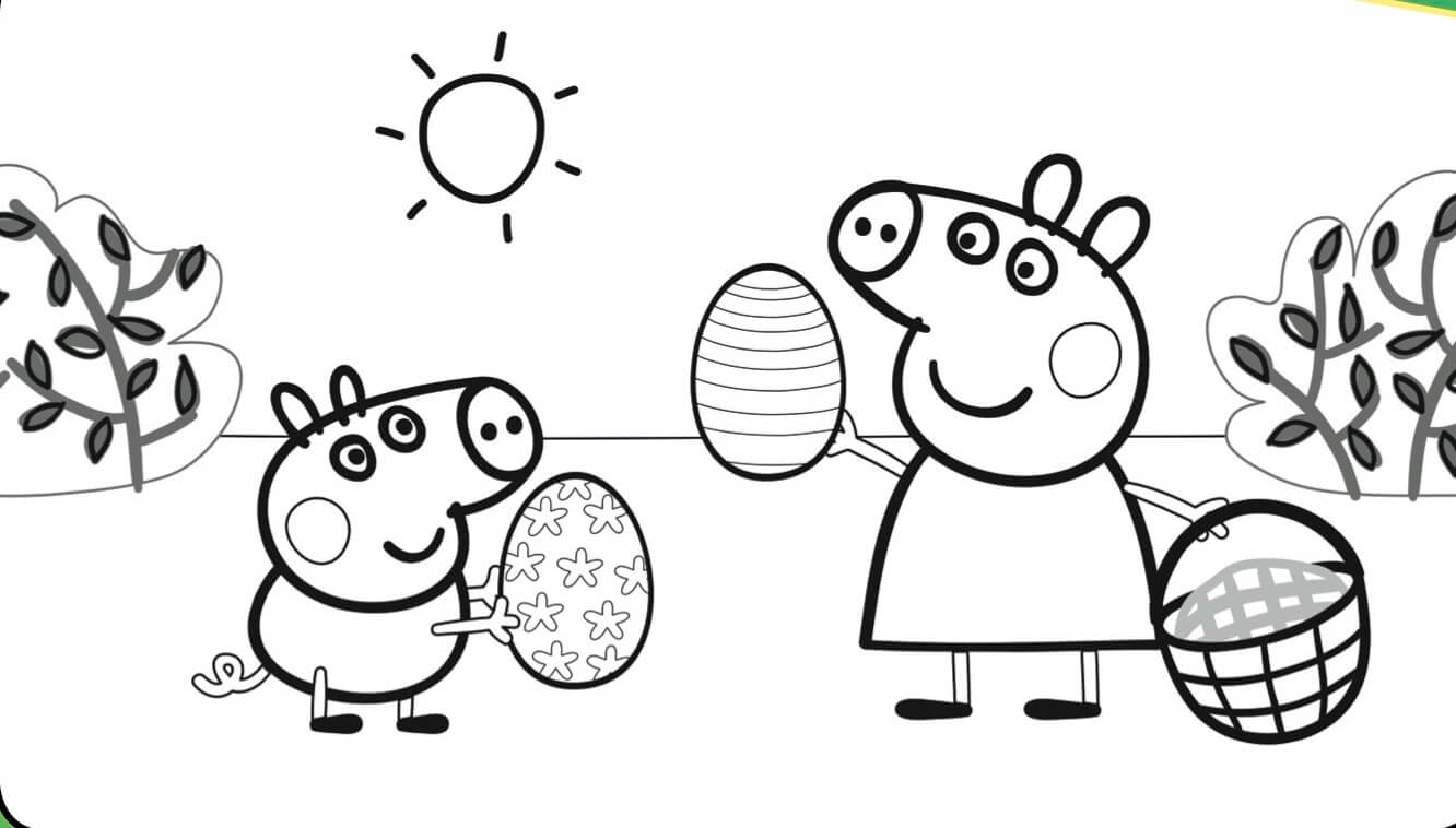 1332x758 Te Cuento Un Cuento Dibujos Para Colorear Peppa Pig New Coloring