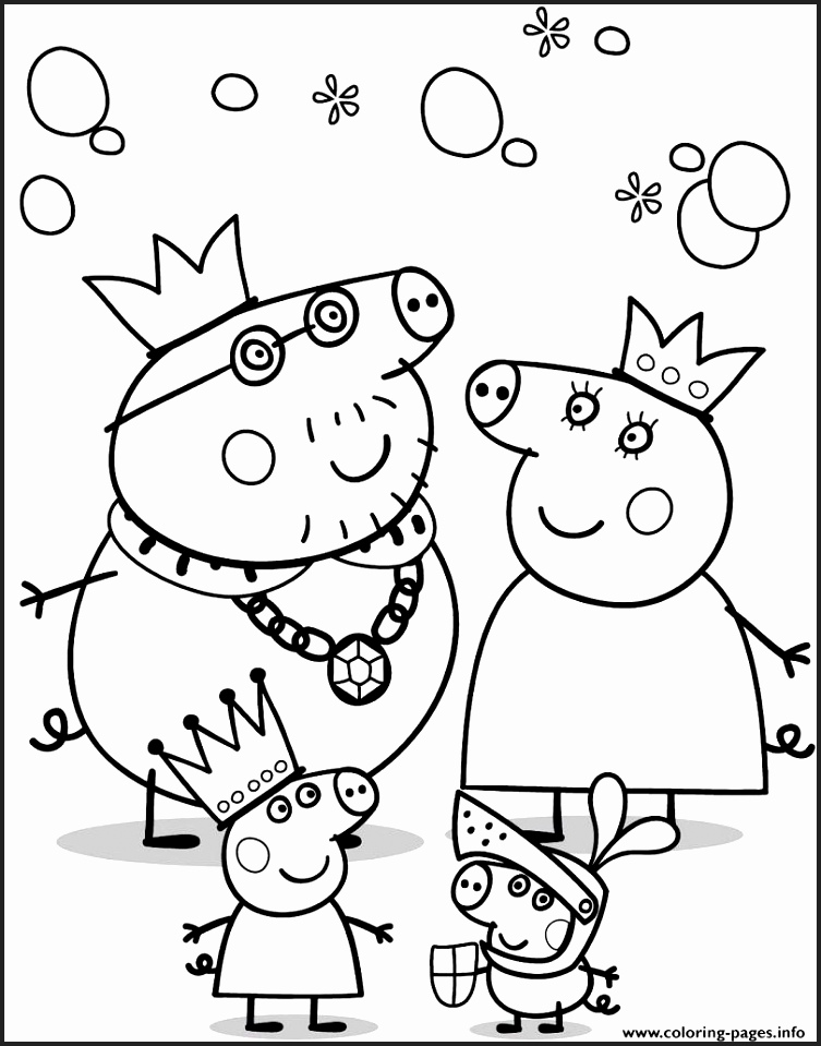 753x959 Peppa Pig Coloring Pages To Print