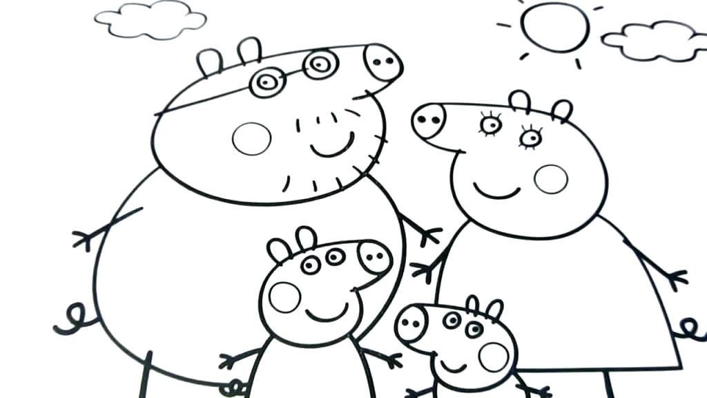 Peppa Pig Coloring Pages Pdf at GetDrawings | Free download