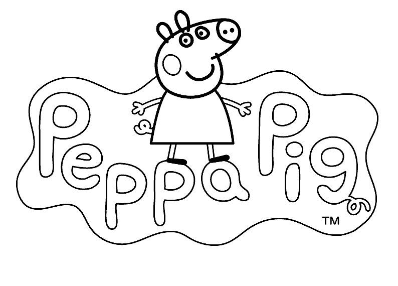 794x570 Dibujos Para Colorear Peppa Pig