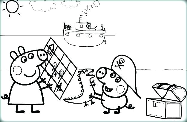 626x411 Peppa Pig Printable Coloring Pages Pig Printable Coloring Pages