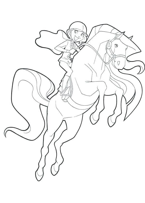 600x840 Horseland Coloring Pages Coloring Pages Jumping With Pepper