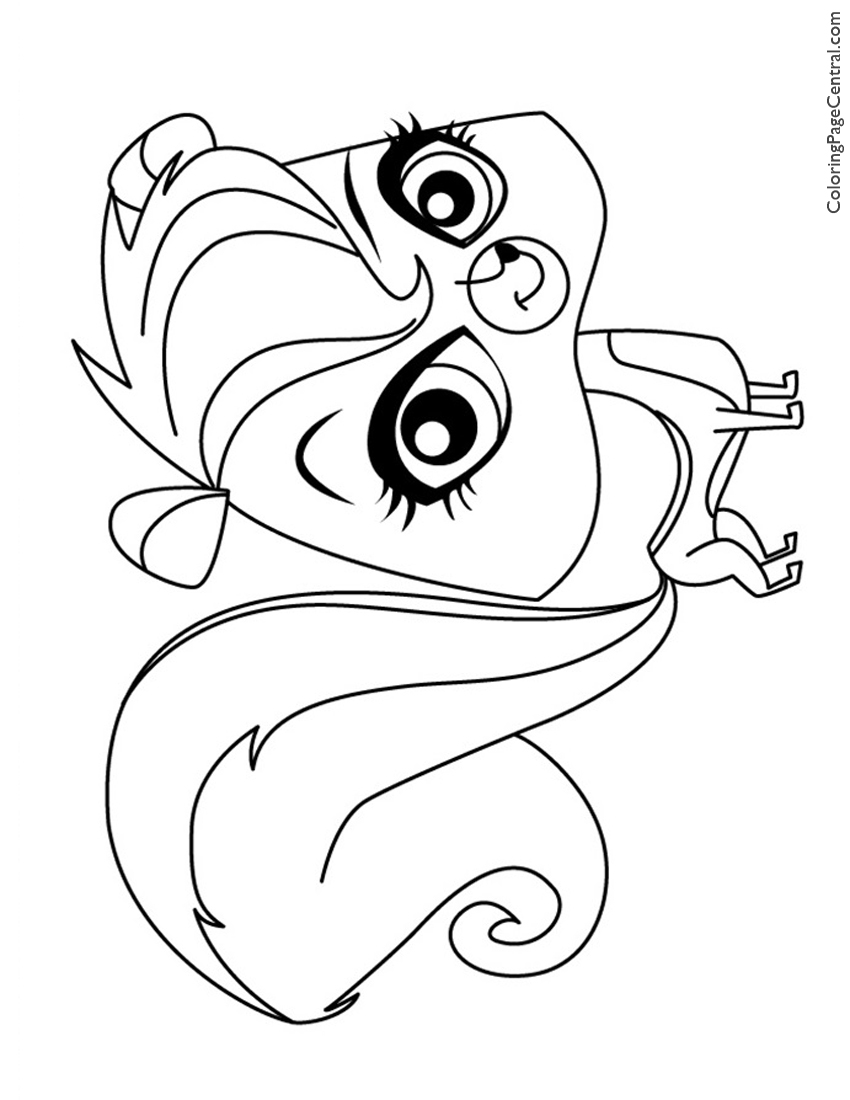 850x1100 Littlest Pet Shop Pepper Clark Coloring Page Coloring Page Central