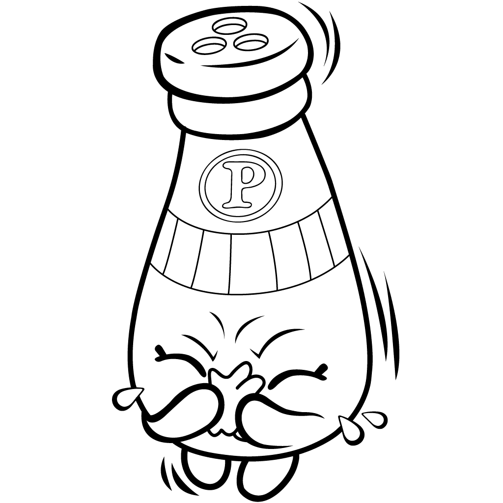 1024x1024 Peppe Pepper Coloring Page Shopkins Pantry