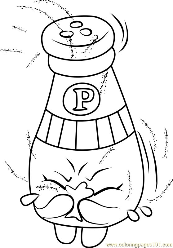 558x800 Peppe Pepper Shopkins Coloring Page