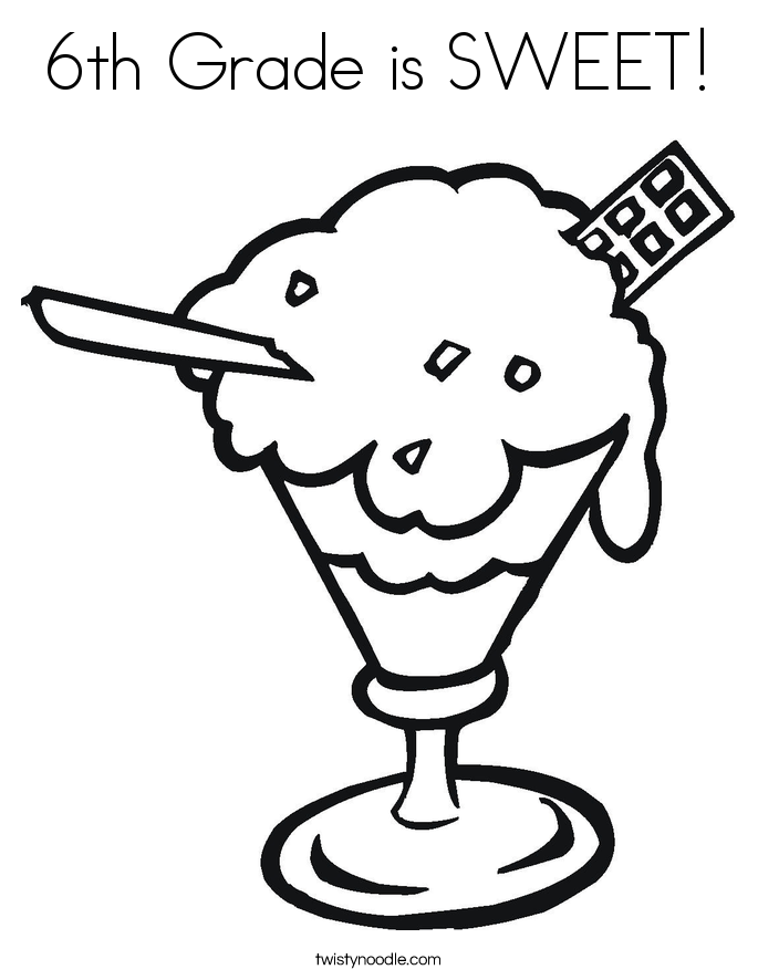 685x886 Grade Is Sweet Coloring Page
