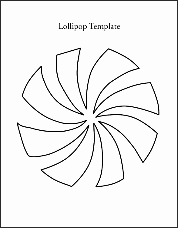 587x752 Peppermint Candy Template Rhdh T Best Of S Coloring Page Easy