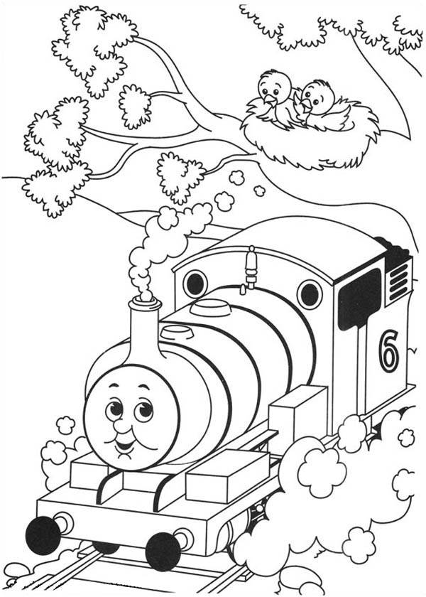 600x840 Percy In The Sodor Countryside In Thomas And Friends Coloring Page
