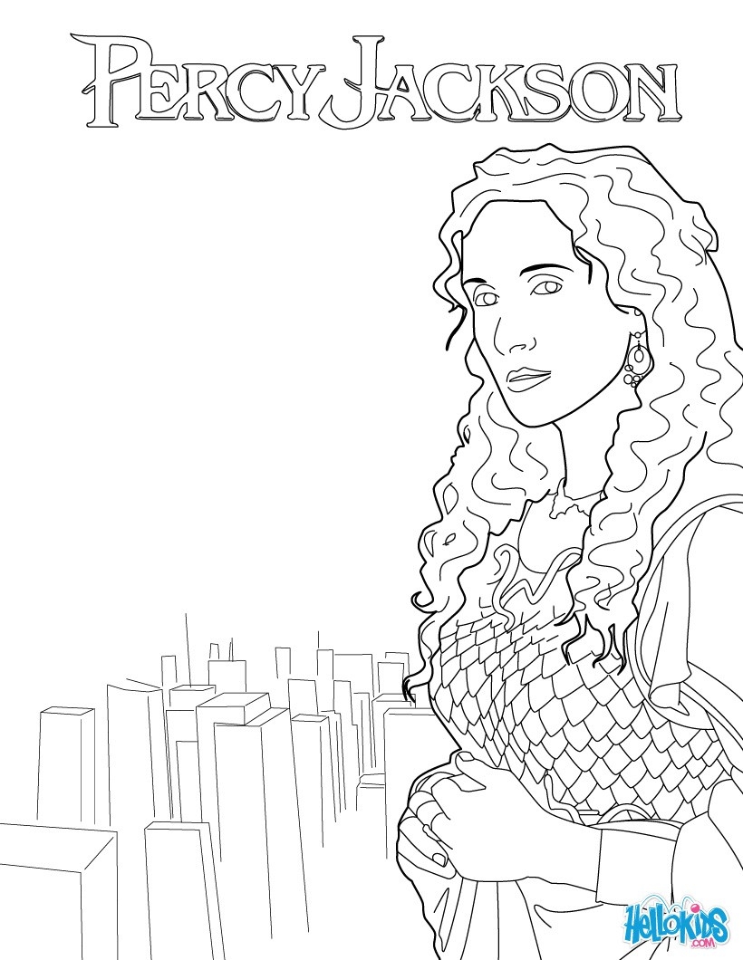 820x1060 Cool Percy Jackson Coloring Pages Printable In Cure Page Paint