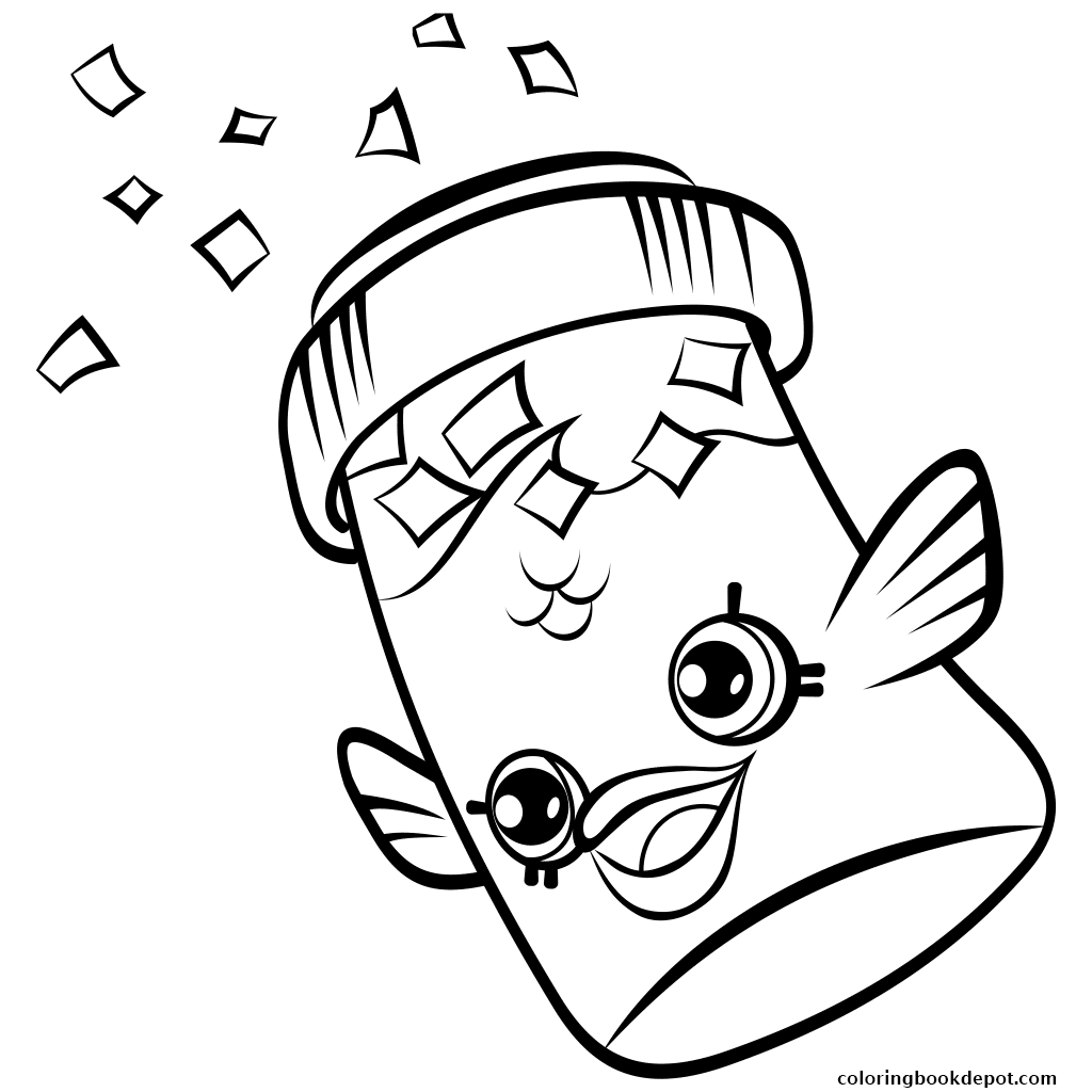 1024x1024 Shopkins Coloring Pages