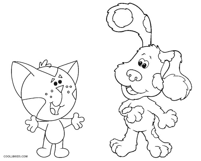 670x539 Free Printable Blues Clues Coloring Pages For Kids