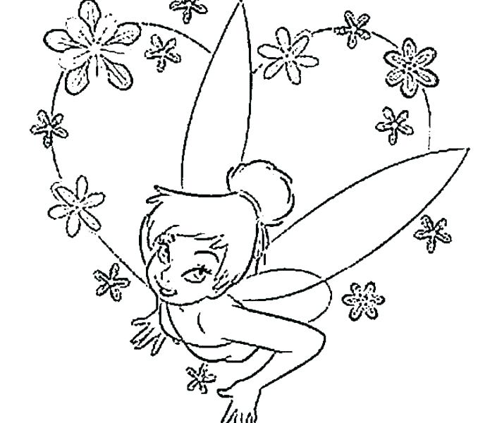 678x600 Tinkerbell Coloring Coloring Pages Printable Coloring Book Pages