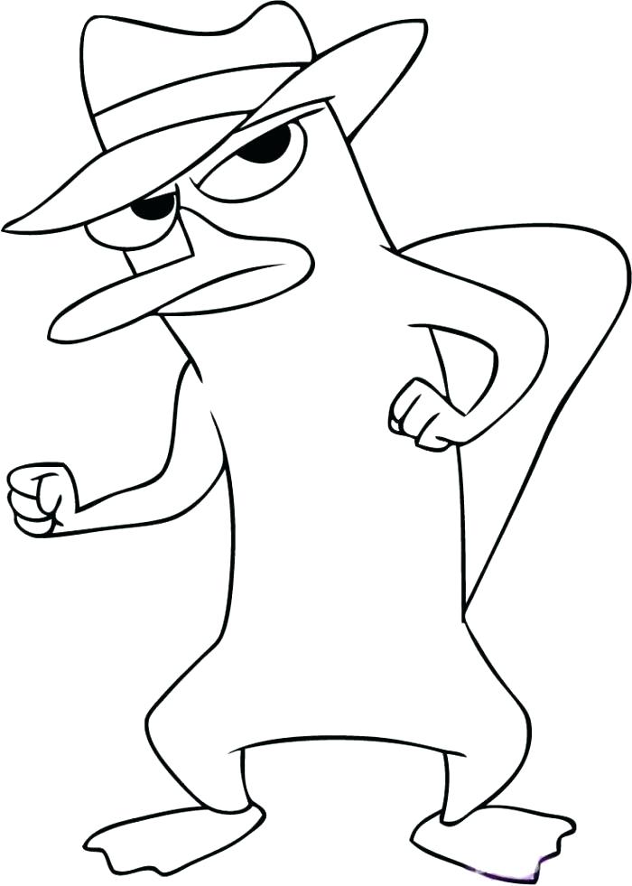 700x981 Perry The Platypus Coloring Pages And Coloring Page And Coloring