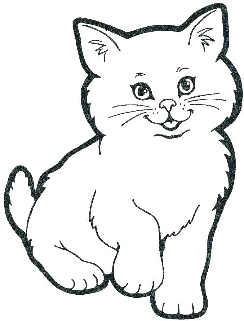Coloring Page Printable Cat Pictures