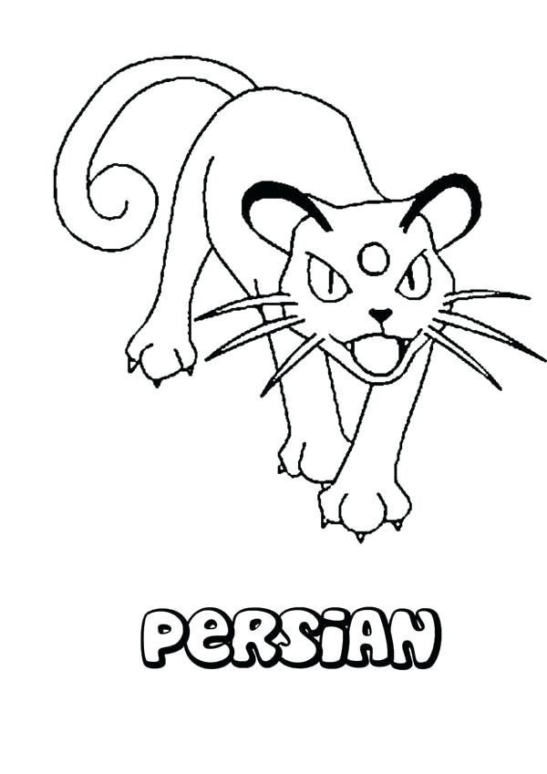 600x849 Persian Animal Coloring Pages Cat Coloring Pages Page Astounding