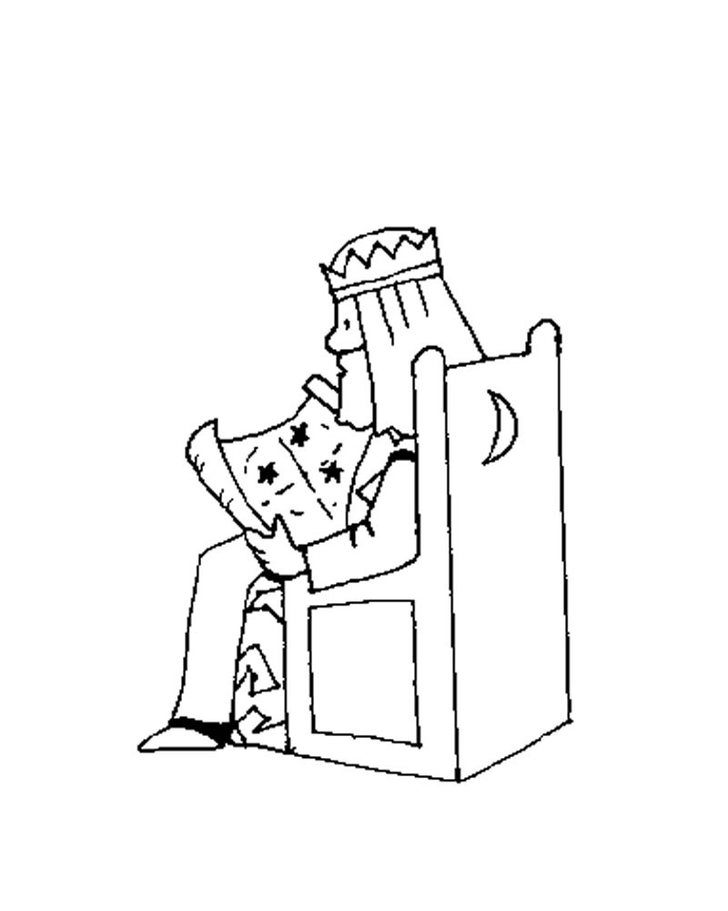800x1000 Melchior The Persian King Coloring Pages