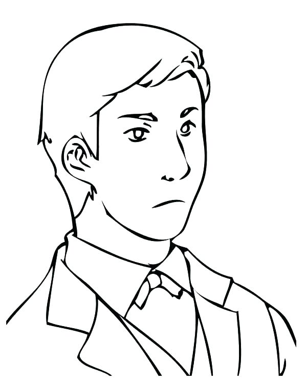 600x745 Lego Man Coloring Page Person Coloring Pages Handsome Business Man