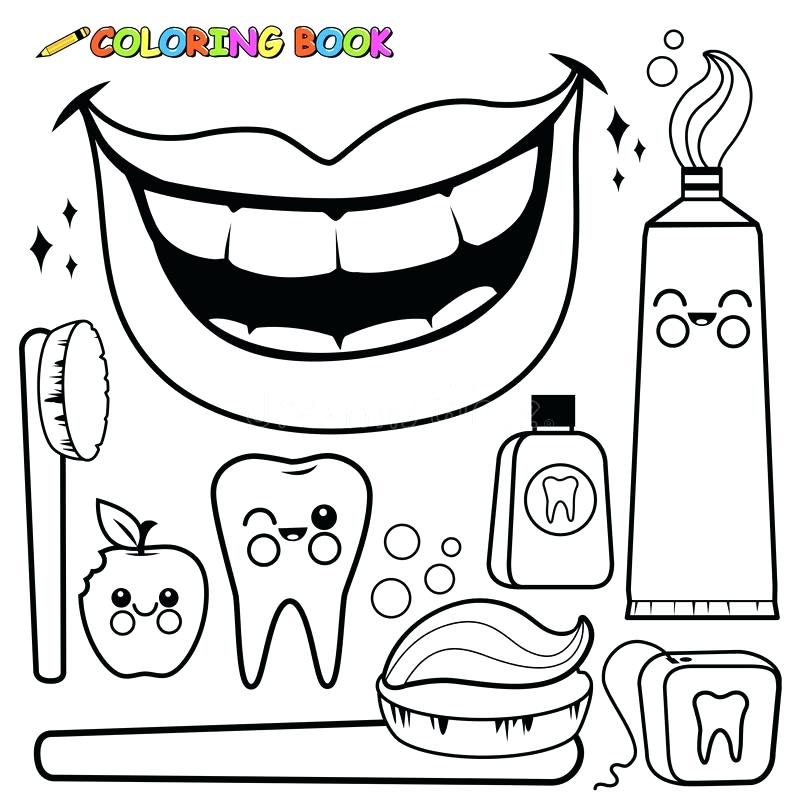 800x800 Hygiene Coloring Pages Dental Coloring Pages And Dental Coloring