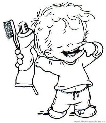 346x400 Personal Hygiene Coloring Pages Sample