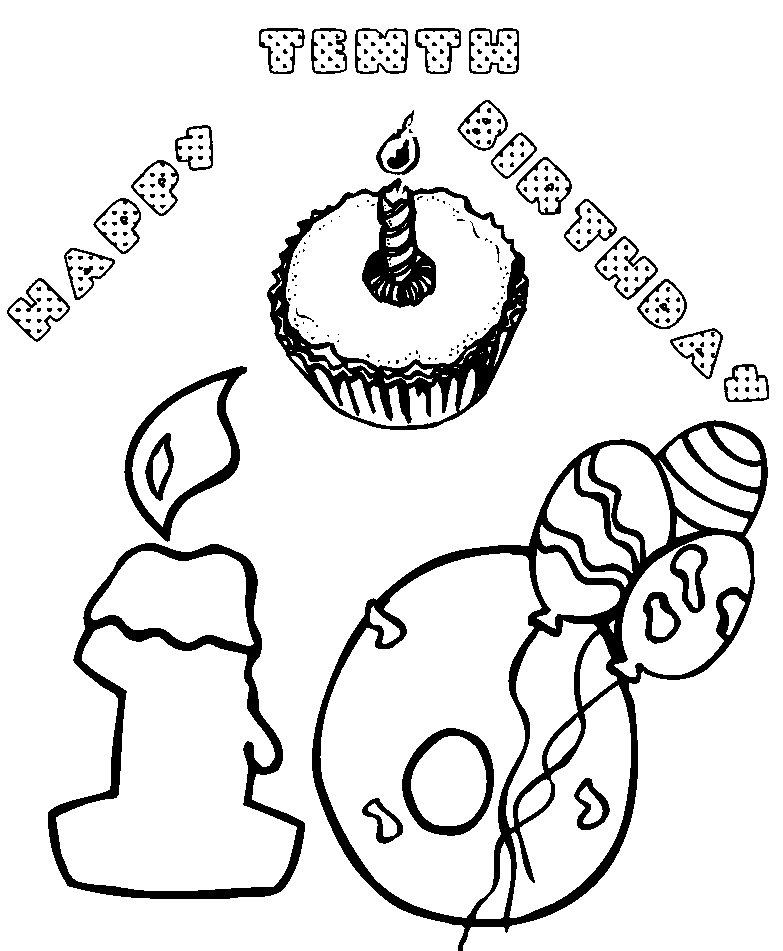 783x951 Personalized Happy Birthday Coloring Pages Colorings' World